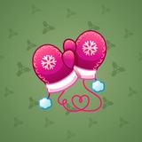 Snow Mittens #17678