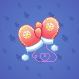 Snow Mittens #17782