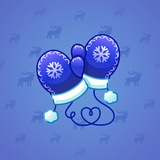Snow Mittens #17797