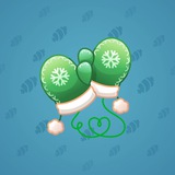 Snow Mittens #17813