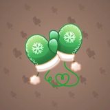 Snow Mittens #17841