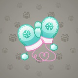 Snow Mittens #17881