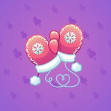 Snow Mittens #18102