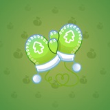 Snow Mittens #1850