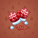 Snow Mittens #1852