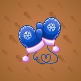 Snow Mittens #1858 Snow Mittens #1858