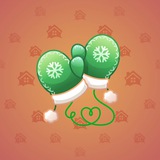 Snow Mittens #18627 Snow Mittens #18627