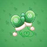 Snow Mittens #18706