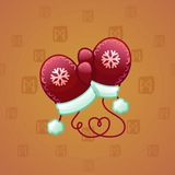 Snow Mittens #19026