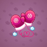 Snow Mittens #19028