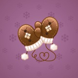 Snow Mittens #19038