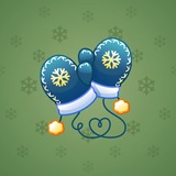 Snow Mittens #19090