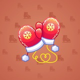 Snow Mittens #19343