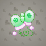 Snow Mittens #19455