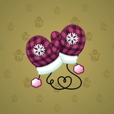 Snow Mittens #19541
