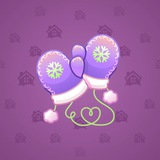 Snow Mittens #19611