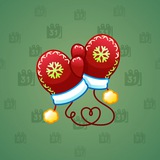Snow Mittens #19655