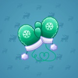 Snow Mittens #19663 Snow Mittens #19663