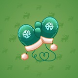 Snow Mittens #19727