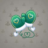 Snow Mittens #19828