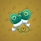 Snow Mittens #19854