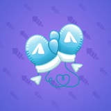 Snow Mittens #20038