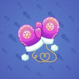 Snow Mittens #20174