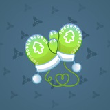 Snow Mittens #2076 Snow Mittens #2076