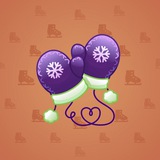 Snow Mittens #20893