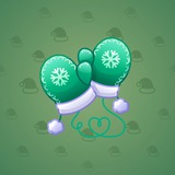 Snow Mittens #2094