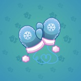 Snow Mittens #21026