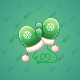 Snow Mittens #21070