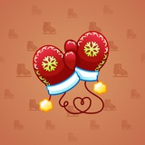 Snow Mittens #21140