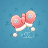 Snow Mittens #21389