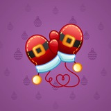 Snow Mittens #21394