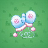 Snow Mittens #21438