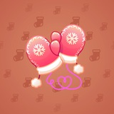 Snow Mittens #21440