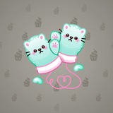 Snow Mittens #2153 Snow Mittens #2153