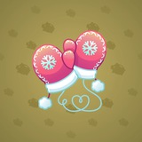Snow Mittens #21815
