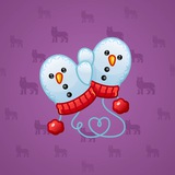 Snow Mittens #22173