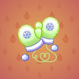 Snow Mittens #22235
