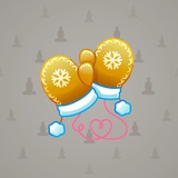 Snow Mittens #22308
