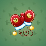 Snow Mittens #23102