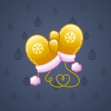 Snow Mittens #23113