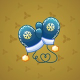 Snow Mittens #23148