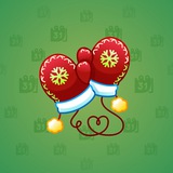 Snow Mittens #23182