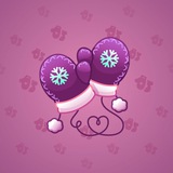 Snow Mittens #23188