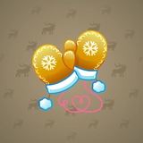 Snow Mittens #23239