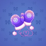 Snow Mittens #23278