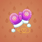 Snow Mittens #23299